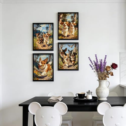 DOTSOPS 5D 4 Pack Dog Diamond Painting Kits for Adults Diamond Art Kits - Image 6