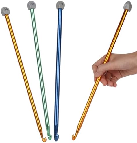 Coopay Tunisian Crochet Hook Set - Extra Long Crochet Hooks 9mm 10mm 11mm by Coopay