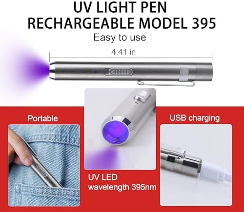 UV Resin Kit with Light - 60g UV Resin with Rechargeable Flashlight, Fast Curing in 5 Seconds, Clear UV Glue for Welding Plastic, Glass Repair, Acrylic - UV Adhesive for Bonding Jewelry, DIY, Crafts - Image 4