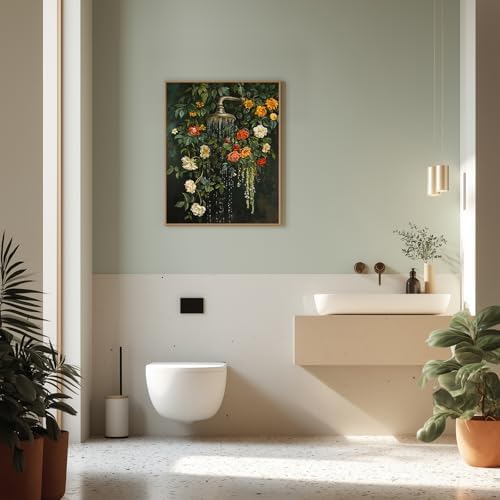 Paint by Number for Adults, Bathroom Paint by Numbers Kit for Adults 16x20 - Image 3