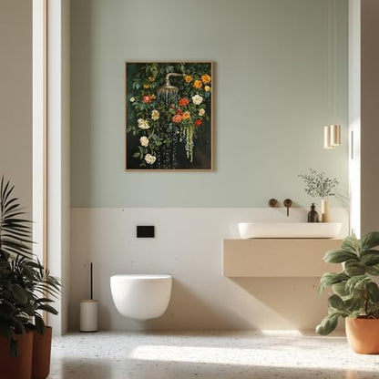 Paint by Number for Adults, Bathroom Paint by Numbers Kit for Adults 16x20 - Image 3