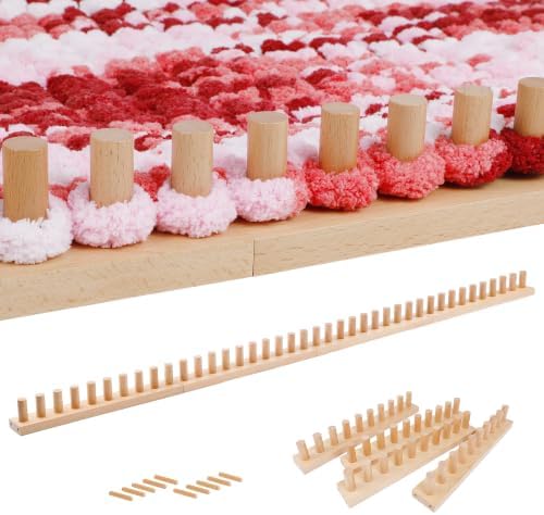Zlshmoee 64'' Chunky Blanket Loom, Detachable Knitting Weaving Frame for Teens & Adults, NoNeedles Required, DIY Throw Blankets Scarves Shawls,Stress Relief Home Decor, Beginner Friendly HandmadeGift by Unknown