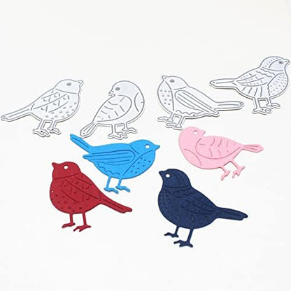 Birds Cutting Dies for Card Making Handmade DIY Paper Cards Album Decoration Craft Embossing (4 Birds) by ZbFwmx