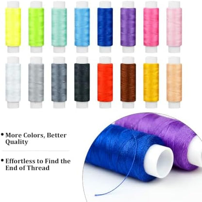 StiVerse 130 Pcs Mini Sewing Kit for Adults, Needle and Thread Kit - Image 5