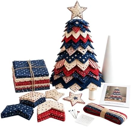 DIY Halloween Quilted Fabric Tree Kit, 3D Layered Sewing Craft Set Adults by TREBIN