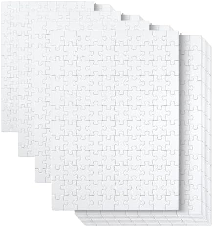 Mr. Pen- Blank Puzzle, 40 Pack, 120 Pieces/Pack, 12.3" x 8.7" by MrPen