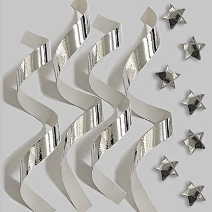 500-Strips Silver Foil Paper Strips for Making Origami Stars, Lucky Stars, Puff Stars. Reflective Mirror Shiny Paper Strips, 0.5 x 11 inch. (Silver Foil, 500) - Image 3