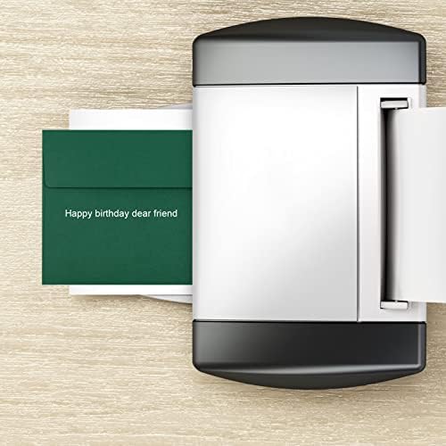 50 Packs 5x7 Envelopes, A7 5x7 Envelopes for Invitations, Printable Invitation Envelopes Self Seal for Weddings, Invitations, Photos, Greeting Cards, Mailing (Dark Green) - Image 7