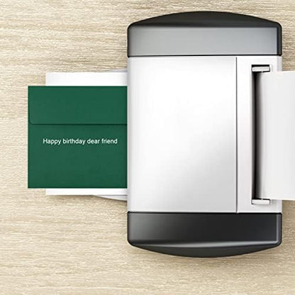 50 Packs 5x7 Envelopes, A7 5x7 Envelopes for Invitations, Printable Invitation Envelopes Self Seal for Weddings, Invitations, Photos, Greeting Cards, Mailing (Dark Green) - Image 7