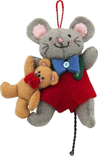 Bucilla 89288E Felt Applique Christmas Ornament Kit, Night Before Christmas, Set of 6 - Image 6