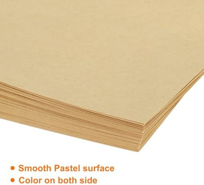 MECCANIXITY 75 Sheet Origami Paper Double Sided 4x4" Brown - Image 4