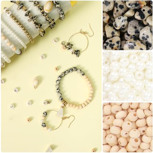 Jewelry Making Supplies Kit, Bracelet Making Kit, Natural Stone Beads - Image 5