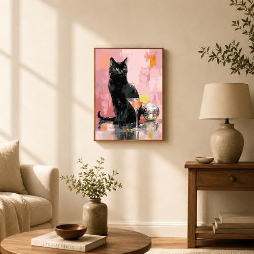 TELMOXA Cat Paint by Numbers Kit for Adults, 16x16 in - Image 2