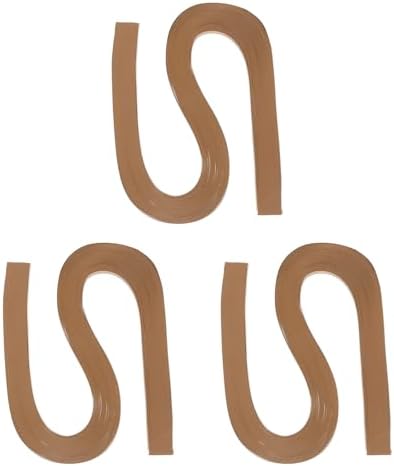 PATIKIL 360pcs Quilling Paper Strips Paper Flowers Quilling Kits 3/8"(10mm) Origami Paper for Adults Beginner Art Craft, 21"(54cm) Light Brown by PATIKIL
