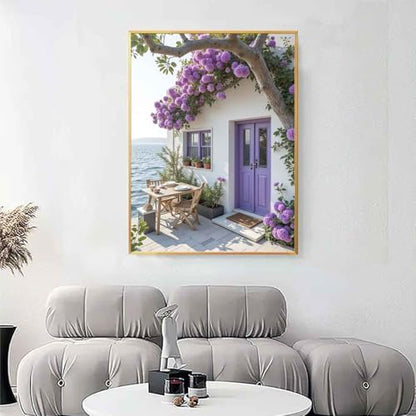 Yunruily Paint by Numbers Kits for Adults Landscape-Paint by Numbers for Adults Canvas,Paint by Number Adult for Gifts Home Wall Decor (16x20inch) - Image 3