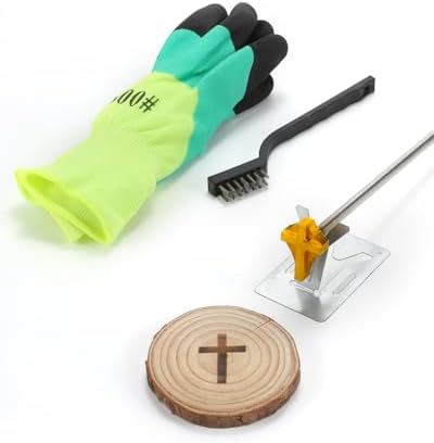 AIMOADO 1.5" Christian Cross Branding Iron, for Wood Hats BBQ & Steak by AIMOADO