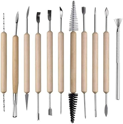 S & E TEACHER'S EDITION 11 Pcs Pottery & Clay Sculpting Tools - Image 2