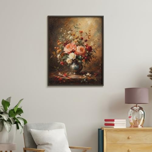 Bozfoxa Paint by Numbers Kit for Adults Beginner Autumn Floral Vase - Image 5
