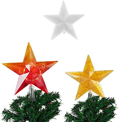 Star Silicone Resin Molds, Christmas Tree Topper Star Crystal Epoxy Resin Molds, DIY Crafts Making Christmas Ornaments Decorations (Glossy-Small) by KuAoyoja