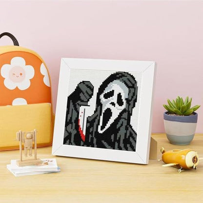 Tiwabb Horror Stamped Cross Stitch Kits for Adults Beginners with Frame - Image 2