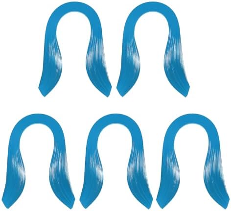 PATIKIL Quilling Strips Paper 600pcs 5mm 39cm Origami Paper Quilling Kits for Art DIY Hand Craft Christmas, Aquamarine Blue by PATIKIL