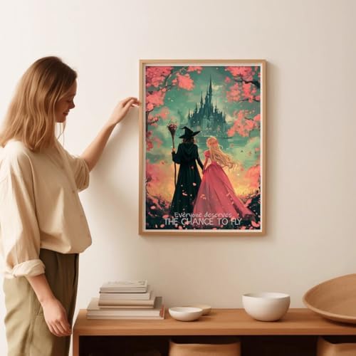 NEGEKFKX Witch Paint by Numbers Kit for Adults Beginner,Princess Easy Adult Paint by Number Kits on Canvas DIY Painting for Beginners Art by Numbers for Home Wall Decor 16x20 Inch - Image 3