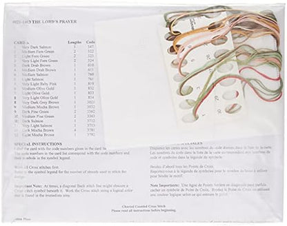 Janlynn Counted Cross Stitch Kit, The Lord's Prayer, Blue, By the yard - Image 2