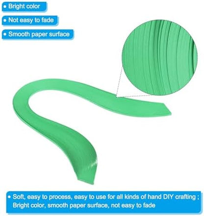 PATIKIL 240pcs Quilling Strips Paper, 3mm x 39cm Origami Paper Quilling Kits for Adults Beginner Art DIY Craft Christmas, Pink Green - Image 3