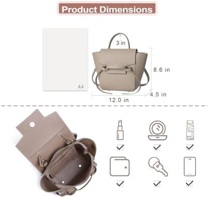POPSEWING DIY Leather Bag Kit, Designer Belt Bag for Women, DIY Shoulder Purse for Adults, Leather Purse Making Kit with Sewing for Girl, Personalized Gifts