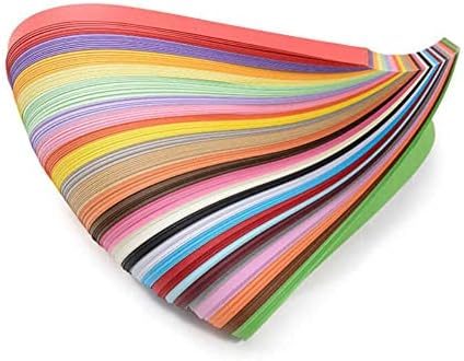 ODETOJOY Quilling Paper Strips 3mm 5mm 10mm 7mm 26 Colors DIY Origami Paper Quilling Art Length 39cm (1040pc 3/5/7/10mm Set) - Image 3