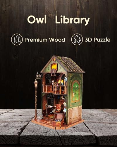 DIY Miniature House Kit Book Nook Kit for Adults to Build Mini Magic House - Image 7