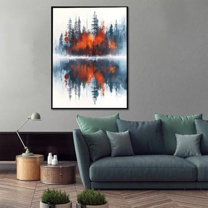 Tree Paint by Numbers Kit for Adults Plant Paint by Numbers, DIY Acrylic Watercolor Oil Painting Kits for Adults Beginners with Brushes, Hobbies for Women for Home Wall Decor, Gifts 24x32 in G-73 - Image 2