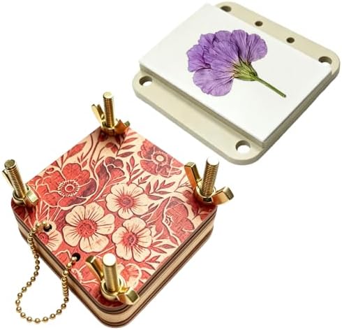 Baroce Mini Flower Press Kit, Flower Pressing Craft kit for Flowers Drying by Unknown