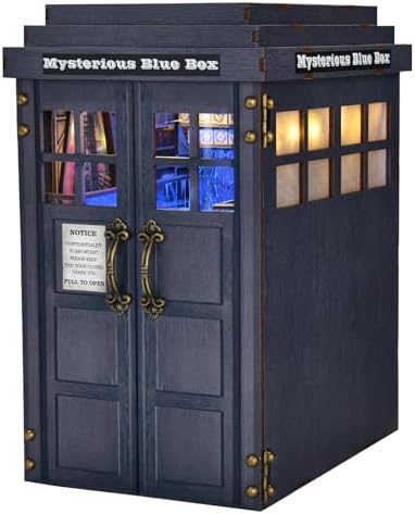 Book Nook Kit, DIY Miniature House Dollhouse Kit 3D Puzzle for Adults by ETKVR