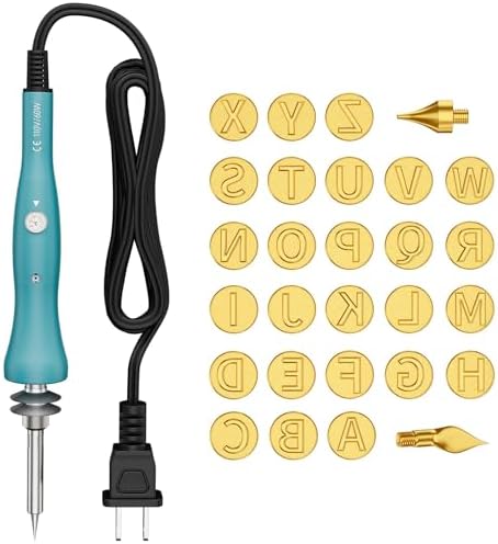 Wood Burning Tool,60W Soldering Iron with 33pcs Interchangeable Tips, 36-in-1 Adjustable Temperature, Stand,Pump,Soldering Wood Burning Kit - Image 7