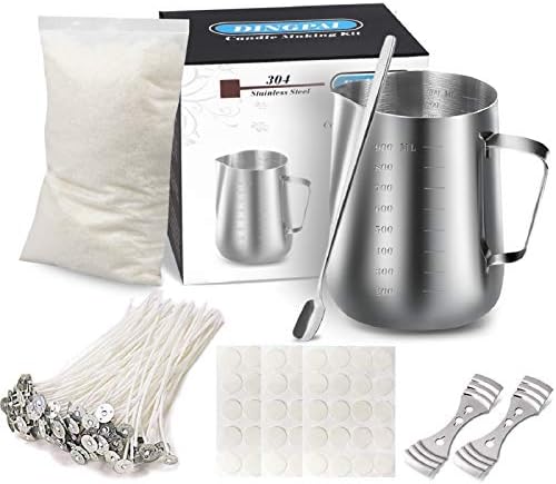DINGPAI Candle Making Kit Supplies, Candle Make Pouring Pot & Soy Wax by DINGPAI