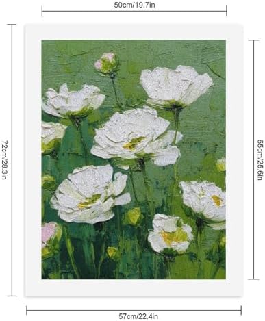 CMQHYF Paint by Numbers Kit Vintage Botany for Adults and Beginners, Frameless Acrylic Paint Set on Canvas DIY Oil Painting, Easy Number Art for Home Decor - Image 2