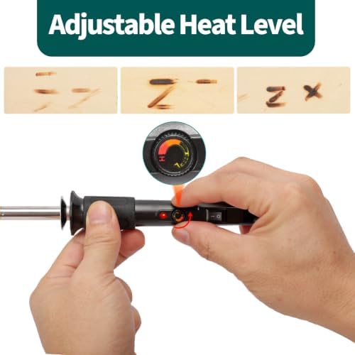YIHUA 930-IV Woodburning Pen Kit with 11 Tips, Adjustable Heat Level - Image 6