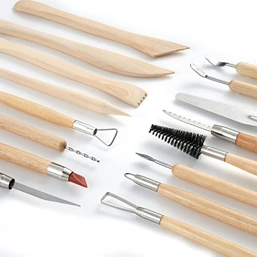 Clay Sculpting Tools for Pottery, Polymer & Air Dry Clay, 44 PCS - Image 4