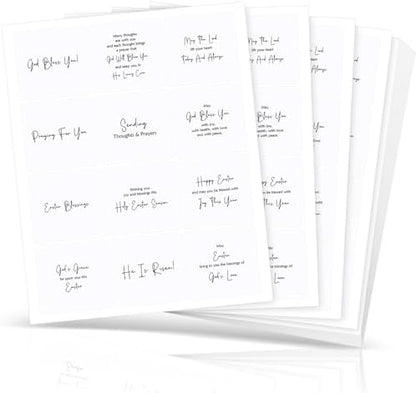Watersay 240 Pcs Messages of Faith Peelable Stickers for Card Making by Unknown