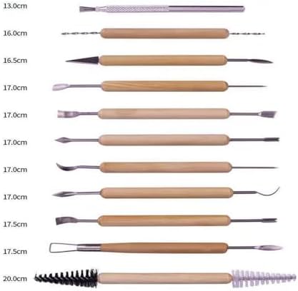 LANGQUN 35pcs Clay Sculpting and Pottery Tools Kit - Air Dry and Polymer Clay Dotting Tools - Ceramic Supplies for Modeling and Shaping - For Kids and Adults - Image 2