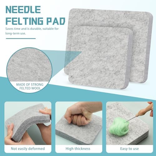 Mayboos 6x6 Inch Needle Felting Pad, Needle Felting Mat - Image 4