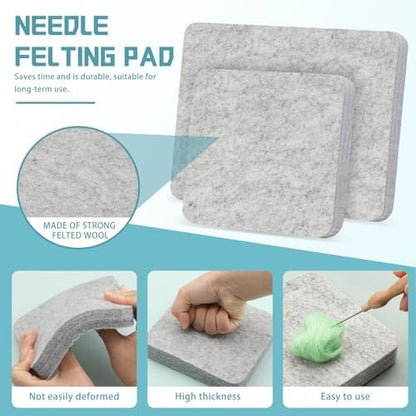 Mayboos 6x6 Inch Needle Felting Pad, Needle Felting Mat - Image 4