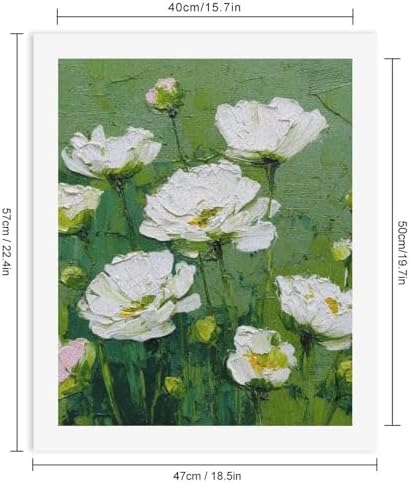 CMQHYF Paint by Numbers Kit Vintage Botany for Adults and Beginners, Frameless Acrylic Paint Set on Canvas DIY Oil Painting, Easy Number Art for Home Decor - Image 2