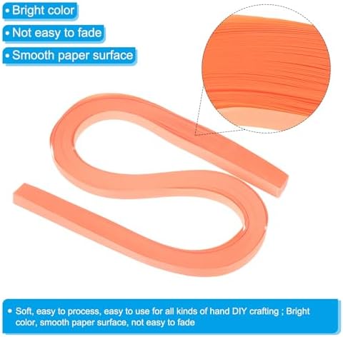 PATIKIL 120pcs Quilling Strips Paper 3/8"(10mm) 54cm Origami Paper Quilling Strip for Art DIY Hand Craft Christmas, Bright Pink - Image 3