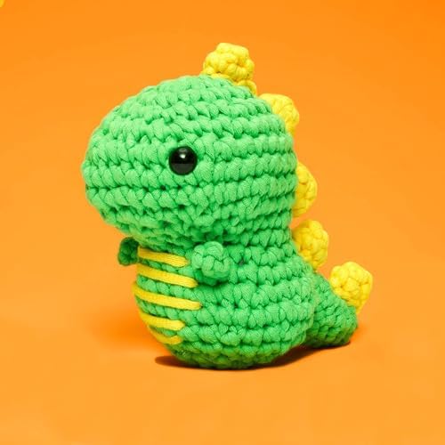 The Woobles Crochet Kit for Beginners (Fred the Dinosaur) - Image 2