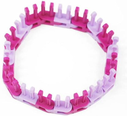 Authentic Knitting Board Flexee Loom Links Skinny, Small Gauge, for Thin Yarn, 48 Links, 96 pegs - Image 5