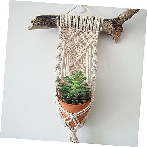 GOOHOCHY DIY Macrame Kit for Adults Complete Tapestry Material Set for Beginners with Beads and Rings for Wall Art and Plant Hangers - Image 6