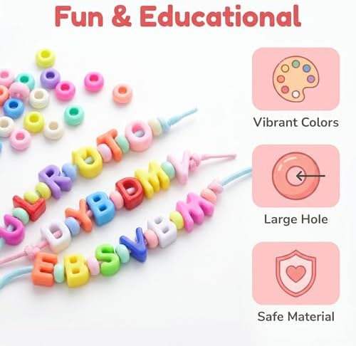 Large Hole Beads Carabiner Bag Charm Beads 200pcs 12mm Jumbo Hair Bead Acrylic Big Hole 5.5mm Macrame Chunky Bead with Large Holes for Keychain Bag Charm - Image 3