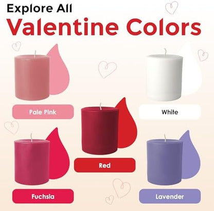 Valentine Candle Dye Chips, Soy & Paraffin Candle Making, 5 Colors - Image 6